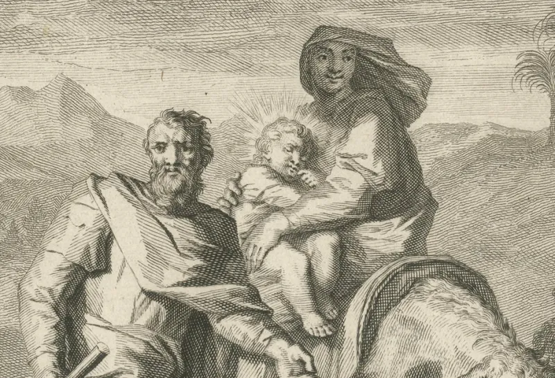 Pamono Pieter Mortier, Adoration of the Magi and Flight Into Egypt, 1700, Paper> Prints & Multiples