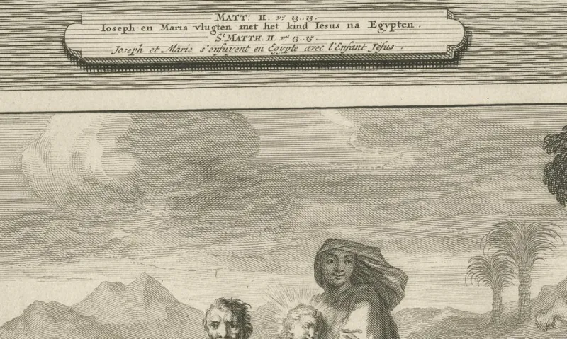 Pamono Pieter Mortier, Adoration of the Magi and Flight Into Egypt, 1700, Paper> Prints & Multiples