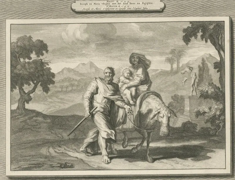 Pamono Pieter Mortier, Adoration of the Magi and Flight Into Egypt, 1700, Paper> Prints & Multiples