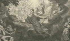 Best Pamono Pieter Mortier, Annunciation to the Shepherds and Circumcision of Christ, 1700, Paper