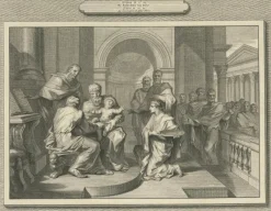 Best Pamono Pieter Mortier, Annunciation to the Shepherds and Circumcision of Christ, 1700, Paper