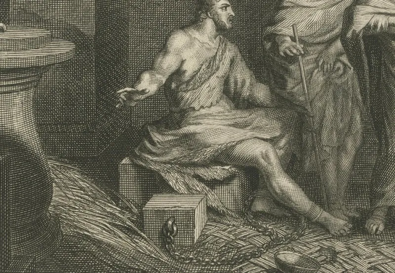 New Pamono Pieter Mortier, John the Baptist in Prison and Fall of the Tower of Siloam, 1700, Paper