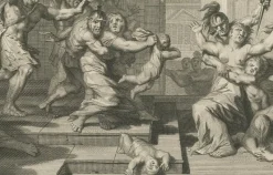 Sale Pamono Pieter Mortier, Massacre of the Innocents and Christ Among the Doctors, 1700, Paper