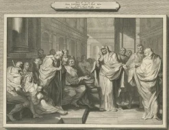 Pamono Pieter Mortier, Presentation of Christ in the Temple and Prophetess Anna, 1700, Paper><noscript><img width=
