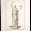 Sale Pamono Pietro Campana, Ancient Roman Statue, Original Etching, 18th Century