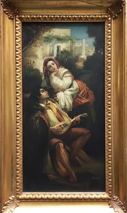 Pamono Pietro Colonna, Serenade, 21st Century, Oil on Canvas