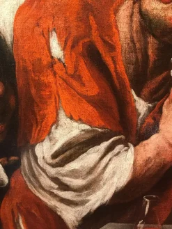 Hot Pamono Pietro Della Vecchia, The Alchemists, Oil on Canvas, 17th Century, Framed