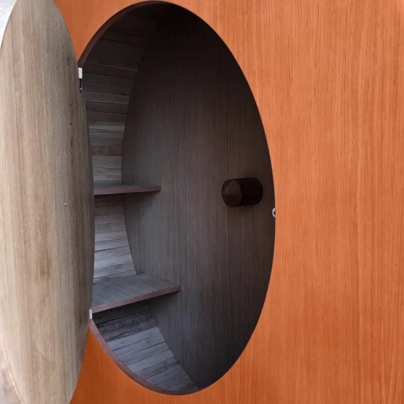Pamono Pietro Meccanis Orange Grinder Wardrobe by Pietro Meccani> Storage