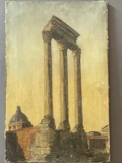 Online Pamono Pietro Sassi, Grand Tour Style Scene, 19th Century, Oil on Canvas