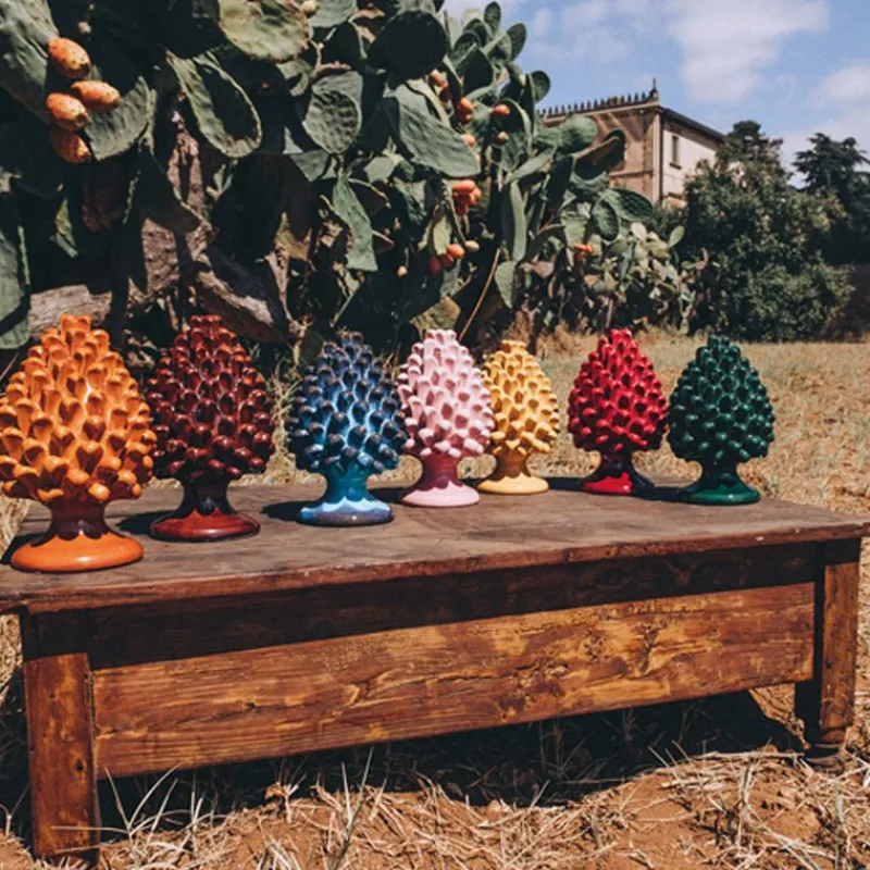 Online Pamono PIGNA Pinecone • Pink Trapani • H20 from Crita Ceramiche