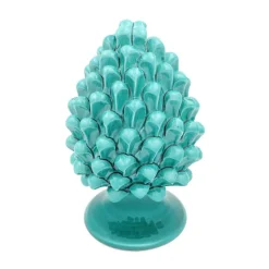 Pamono PIGNA Pinecone • Turquoise di Calamosche • H20 from Crita Ceramiche> Decorative Objects