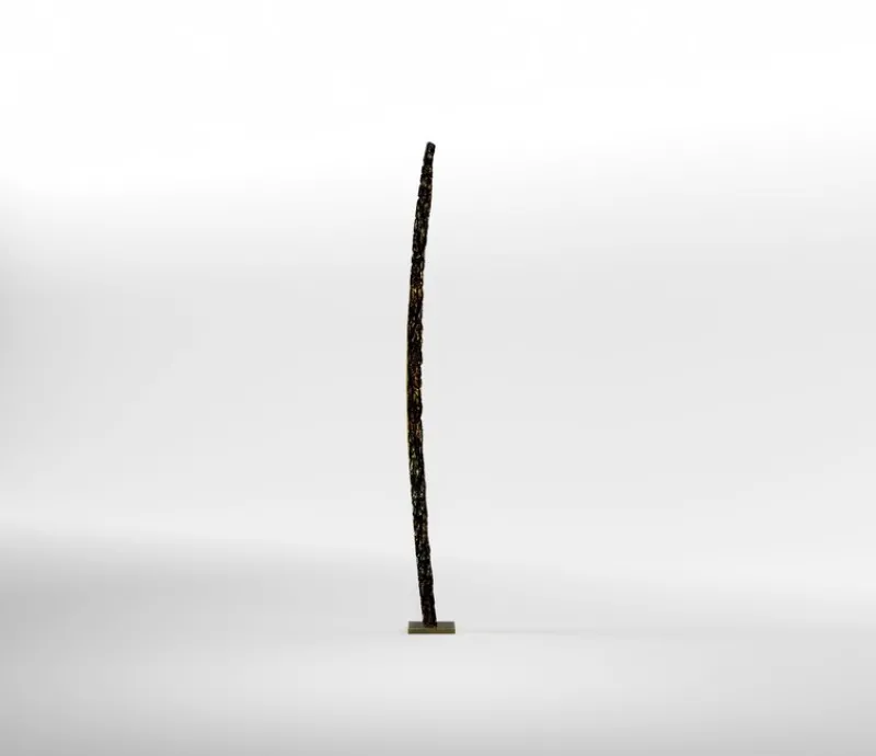 Pamono Pillar Freestanding Floor Sculpture by Lionel Hamon> Trunks, Crates & Baskets