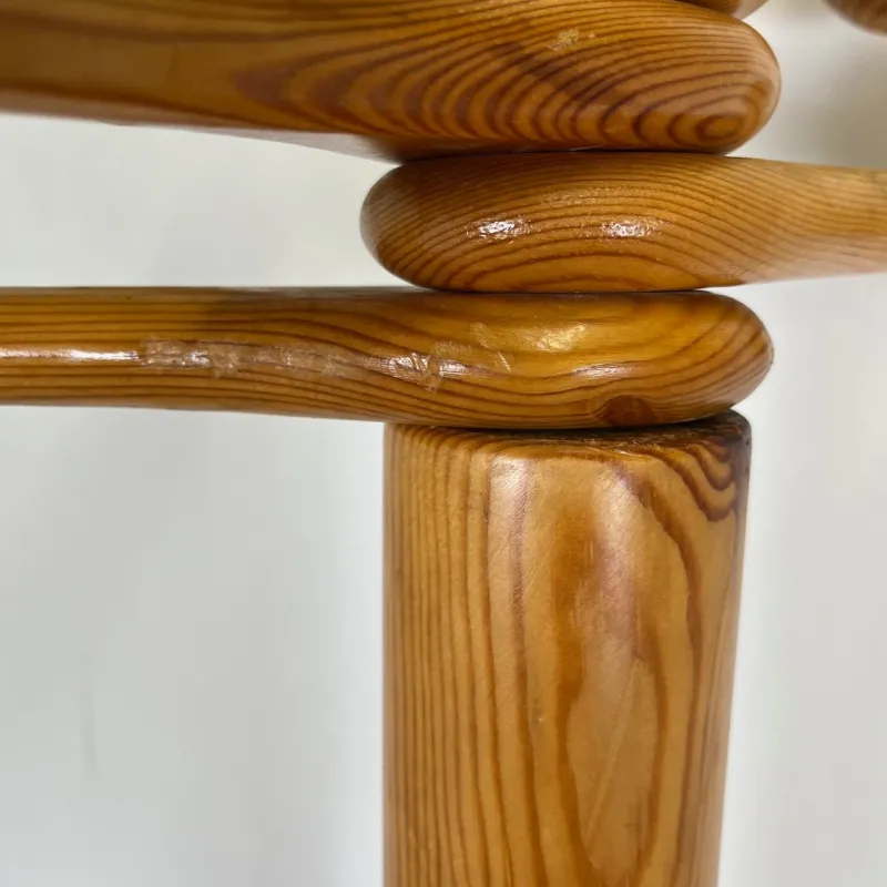 Pamono Pine Coat Rack with Articulated Arm, 1960s> Racks, Hooks & Valets