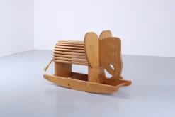 Online Pamono Pine Elephant Children's Rocking Chair, 1970s