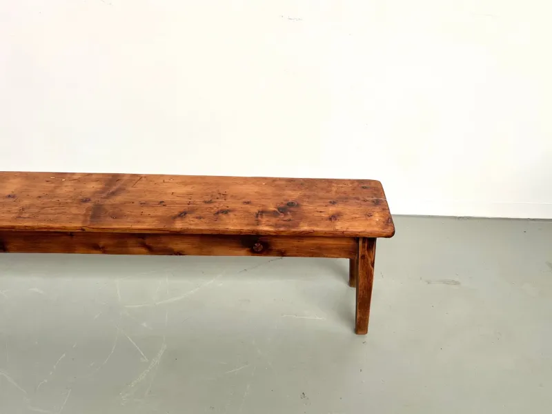 Pamono Pine Farm Bench, 1950s> Benches