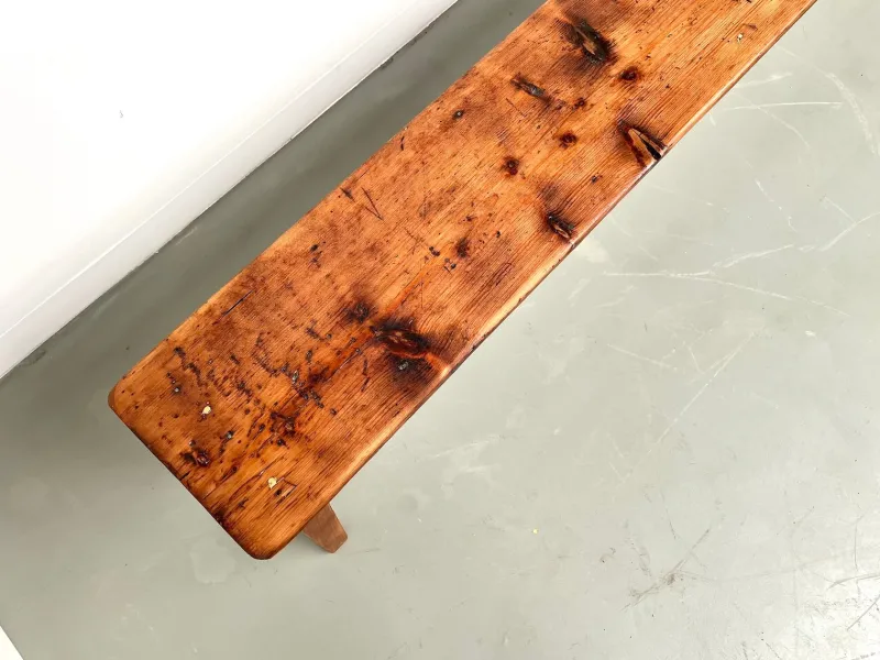 Pamono Pine Farm Bench, 1950s> Benches