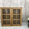 Pamono Pine Glazed Wall Mounted Cabinet, 1920s> Cabinets & Wardrobes