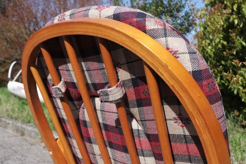 Hot Pamono Pine Rocking Chair, 1970s