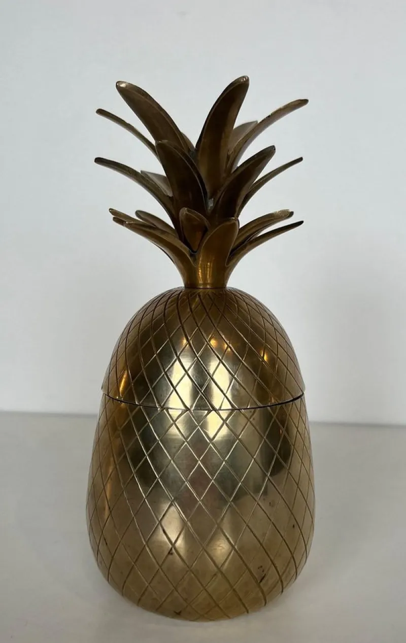 Clearance Pamono Pineapple Ice Bucket in Brass and Steel