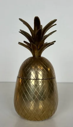 Clearance Pamono Pineapple Ice Bucket in Brass and Steel