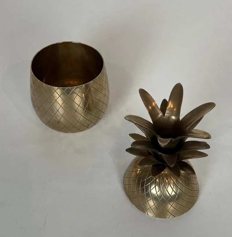 Clearance Pamono Pineapple Ice Bucket in Brass and Steel