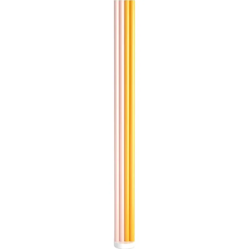 Pamono Pink and Yellow Parallel Tubes Floor Light by Atelier Areti> Floor Lamps