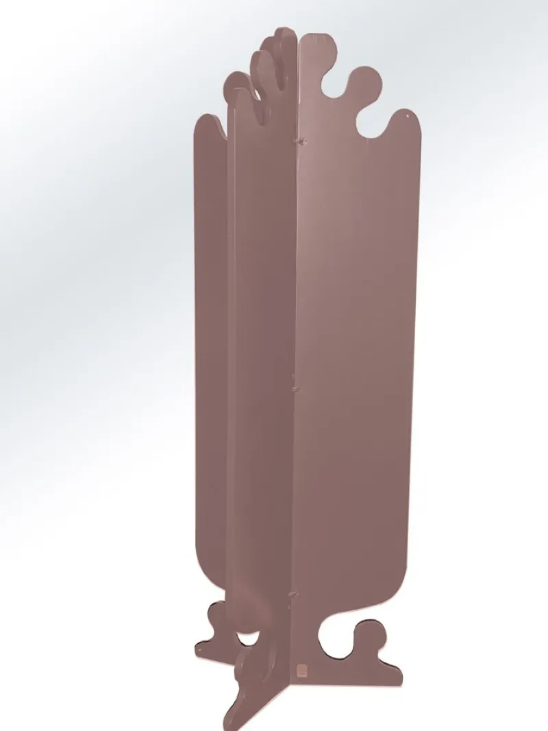 Pamono Pink Flower Coat Hanger from Ferdinando Meccani, 1976> Racks, Hooks & Valets