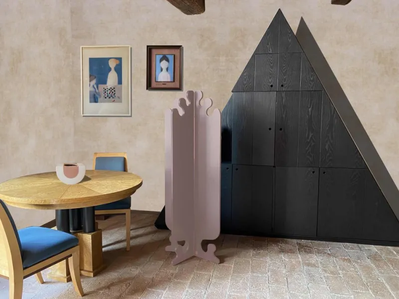 Pamono Pink Flower Coat Hanger from Ferdinando Meccani, 1976> Racks, Hooks & Valets
