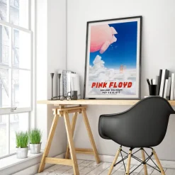 Pamono Pink Floyd Concert Poster for Oakland Coliseum attributed to Randy Tuten, 1977><noscript><img width=