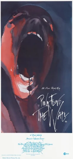 Online Pamono Pink Floyd The Wall Movie Poster, Australia, 1982