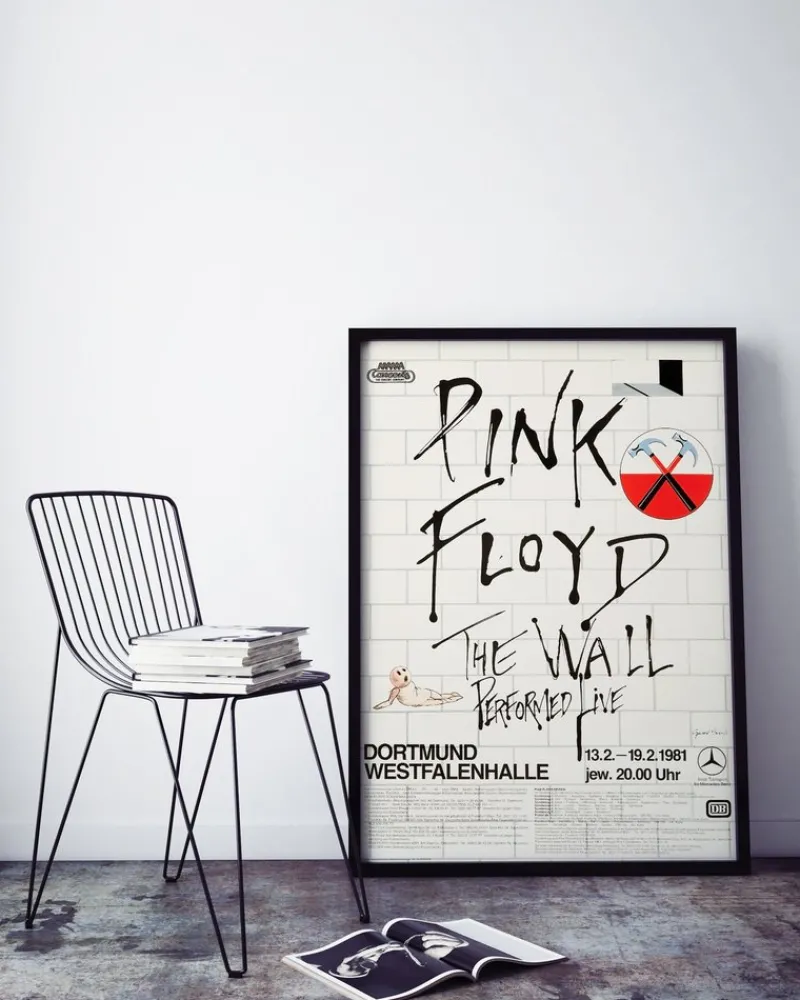 Pamono Pink Floyd The Wall Tour Poster for Dortmund, Germany, 1981> Posters|Wall Decor
