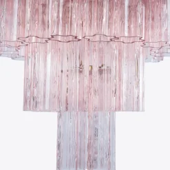 Clearance Pamono Pink Grande Treviso Chandelier from Pure White Lines