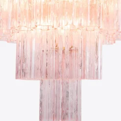 Clearance Pamono Pink Grande Treviso Chandelier from Pure White Lines