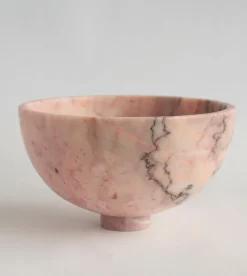 Online Pamono Pink Marble Fruit Bowl from Kiwano Concept