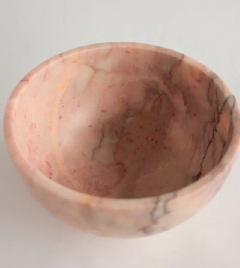 Online Pamono Pink Marble Fruit Bowl from Kiwano Concept