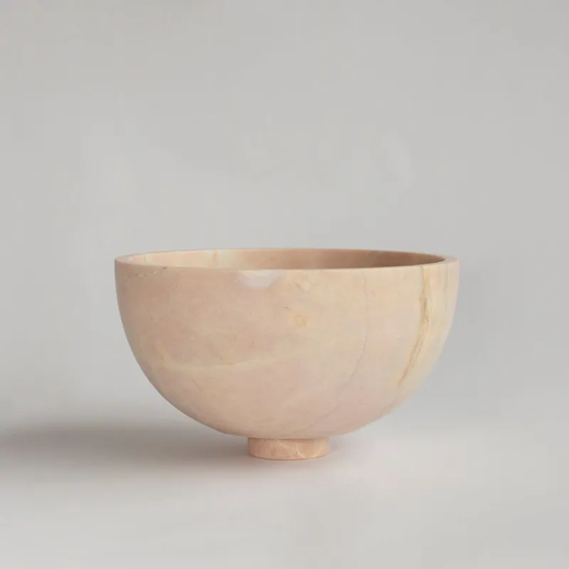 Online Pamono Pink Marble Fruit Bowl from Kiwano Concept