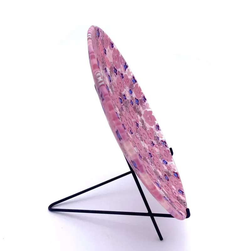 Best Pamono Pink Murano Glass Plate from YourMurano