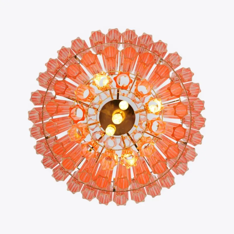 Pamono Pink Palermo Chandelier from Pure White Lines> Ceiling Lights