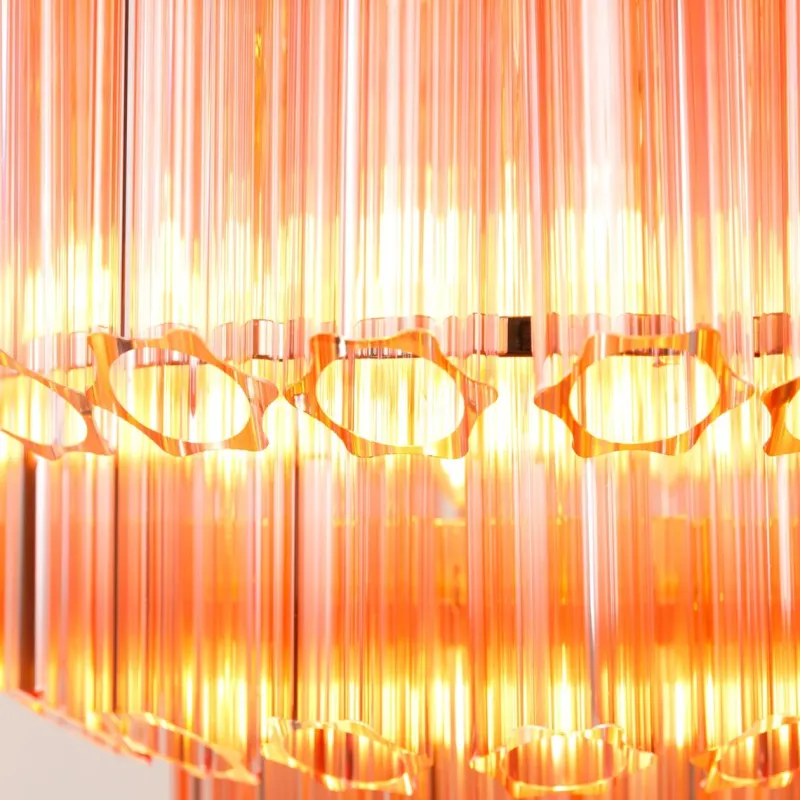 Pamono Pink Palermo Chandelier from Pure White Lines> Ceiling Lights