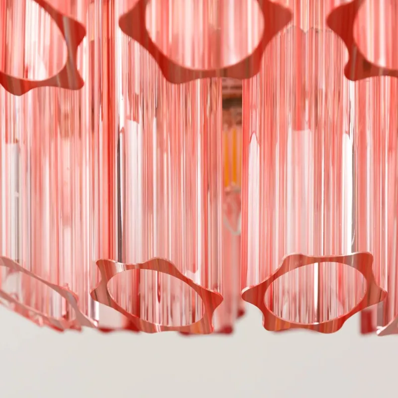 Pamono Pink Palermo Chandelier from Pure White Lines> Ceiling Lights