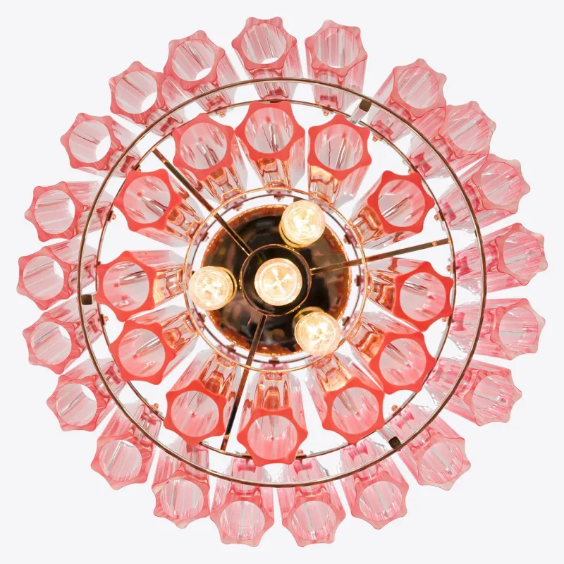 Pamono Pink Piccolo Palermo Chandelier from Pure White Lines> Ceiling Lights