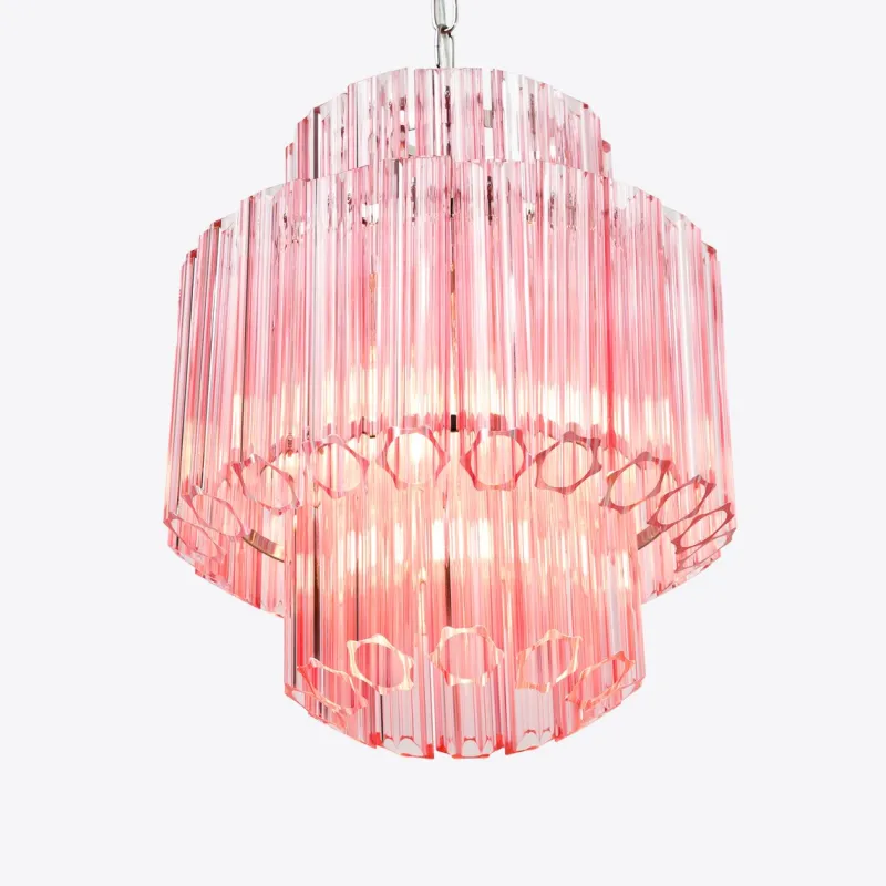 Pamono Pink Piccolo Palermo Chandelier from Pure White Lines> Ceiling Lights