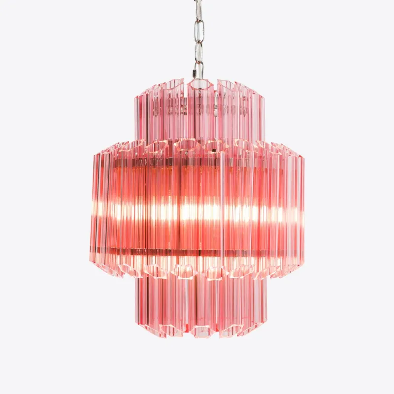 Pamono Pink Piccolo Palermo Chandelier from Pure White Lines> Ceiling Lights