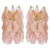 Pamono Pink Poliedri Murano Glass Wall Sconces by Simoeng, Set of 2> Wall Lights & Sconces|Wall Lights & Sconces