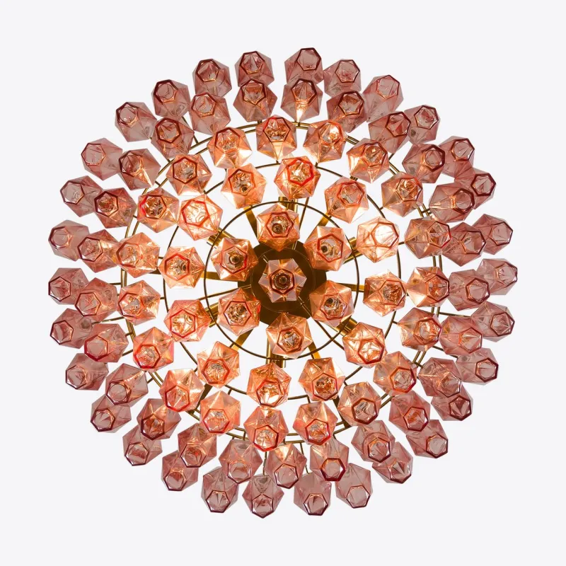 Discount Pamono Pink Sorrento Chandelier from Pure White Lines