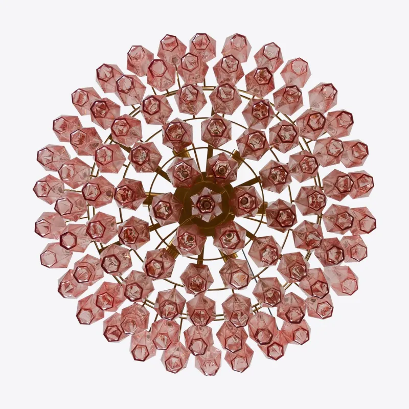 Discount Pamono Pink Sorrento Chandelier from Pure White Lines