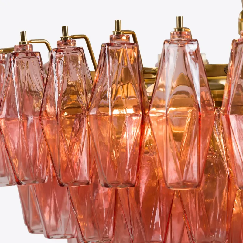 Discount Pamono Pink Sorrento Chandelier from Pure White Lines