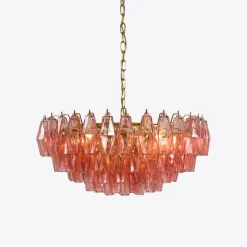 Discount Pamono Pink Sorrento Chandelier from Pure White Lines
