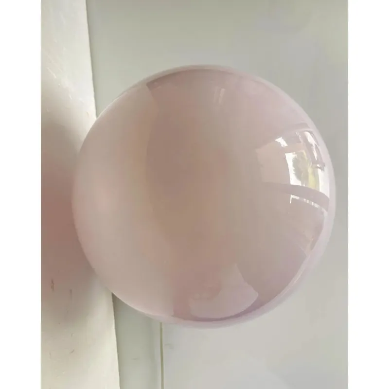Pamono Pink Swirl and Milky-White Sphere Murano Glass Table Lamp by Simoeng> Table Lamps