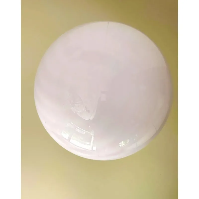 Hot Pamono Pink Swirl and Milky-White Sphere Pendant in Murano Glass by Simoeng